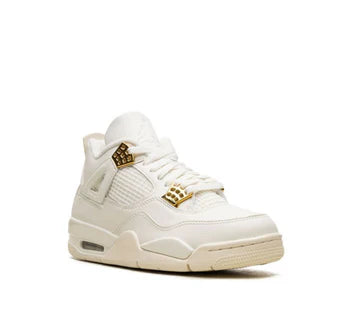 Air Jordan 4 "Sail" white & Gold